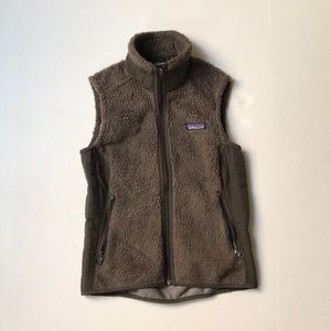 Patagonia Brown Deep Pile Vest